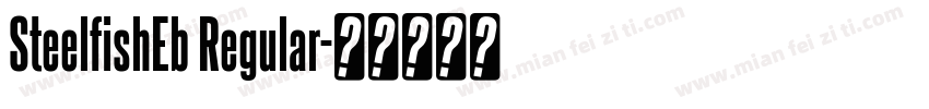 SteelfishEb Regular字体转换